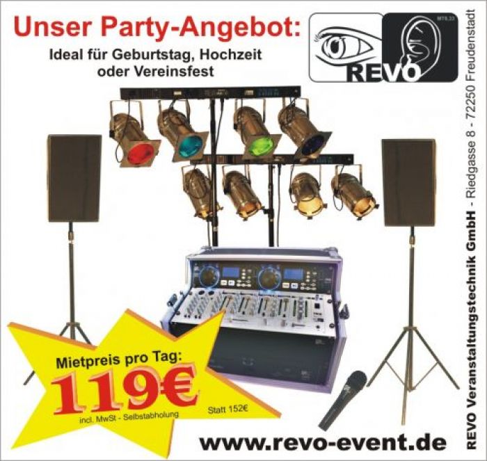 Party-Angebot